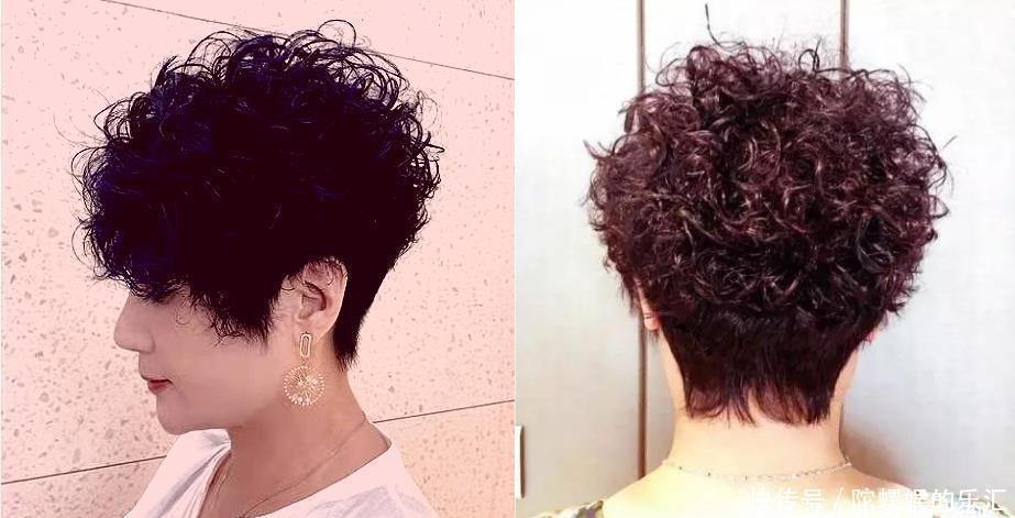 短发|为什么老人都喜欢短卷发?因为短发干练好打理,显发量又时髦减龄