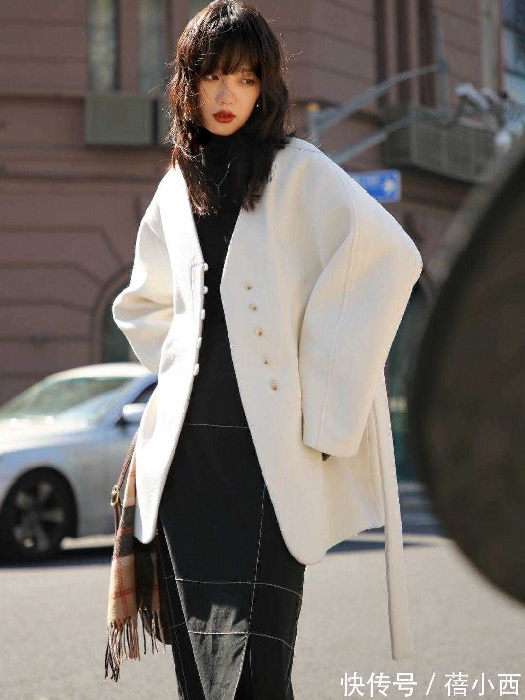 毛呢外套 奔三奔四的女人别穿得太廉价,入冬get这件毛呢外套,优雅又贵气