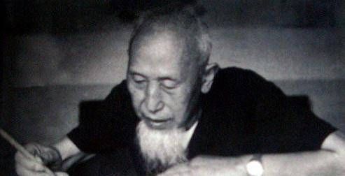 大师&他与张大千齐名，一生画三百余幅作品，人们称他是青绿山水大师！