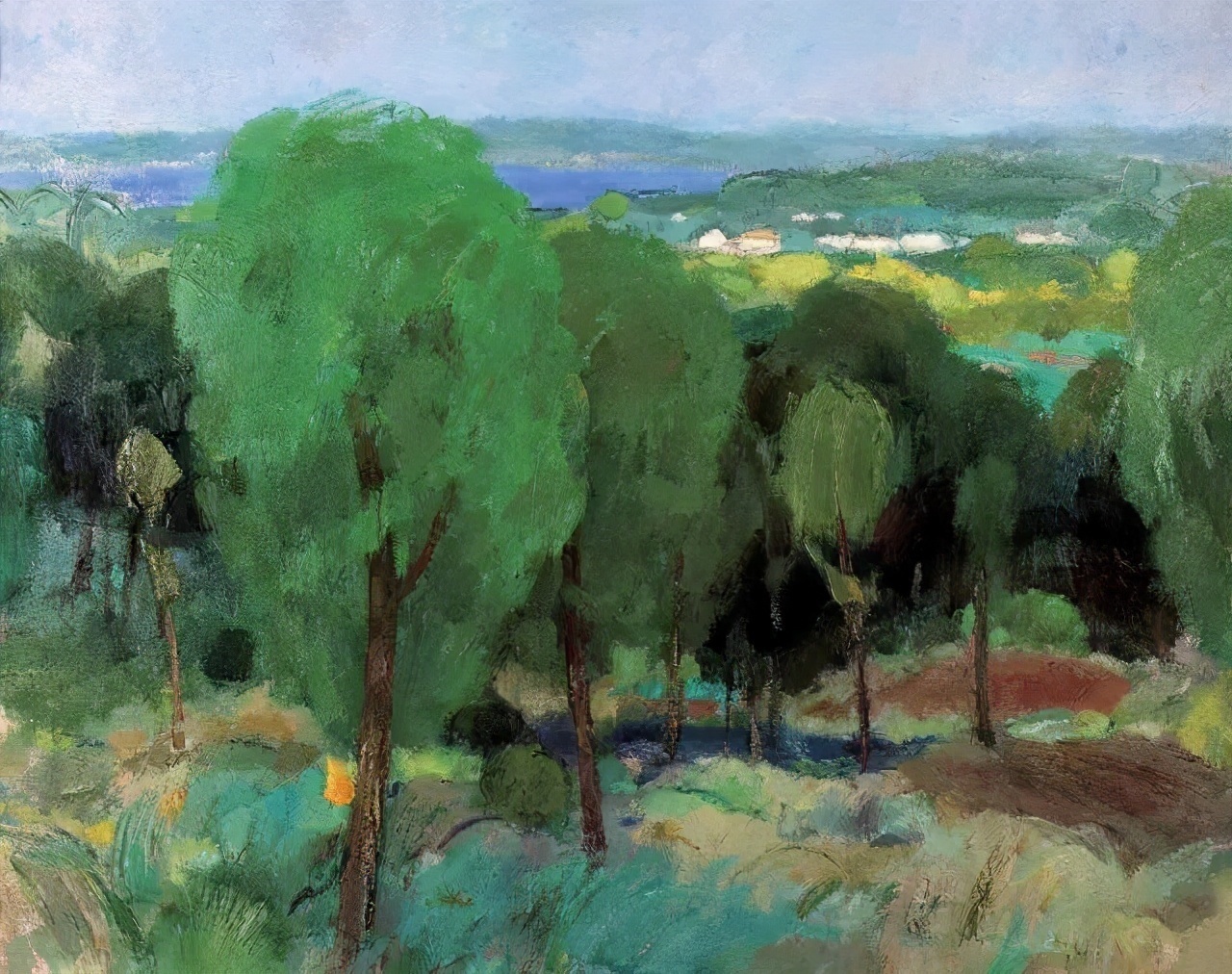 高级色彩,沈行工独特的诗意性油画