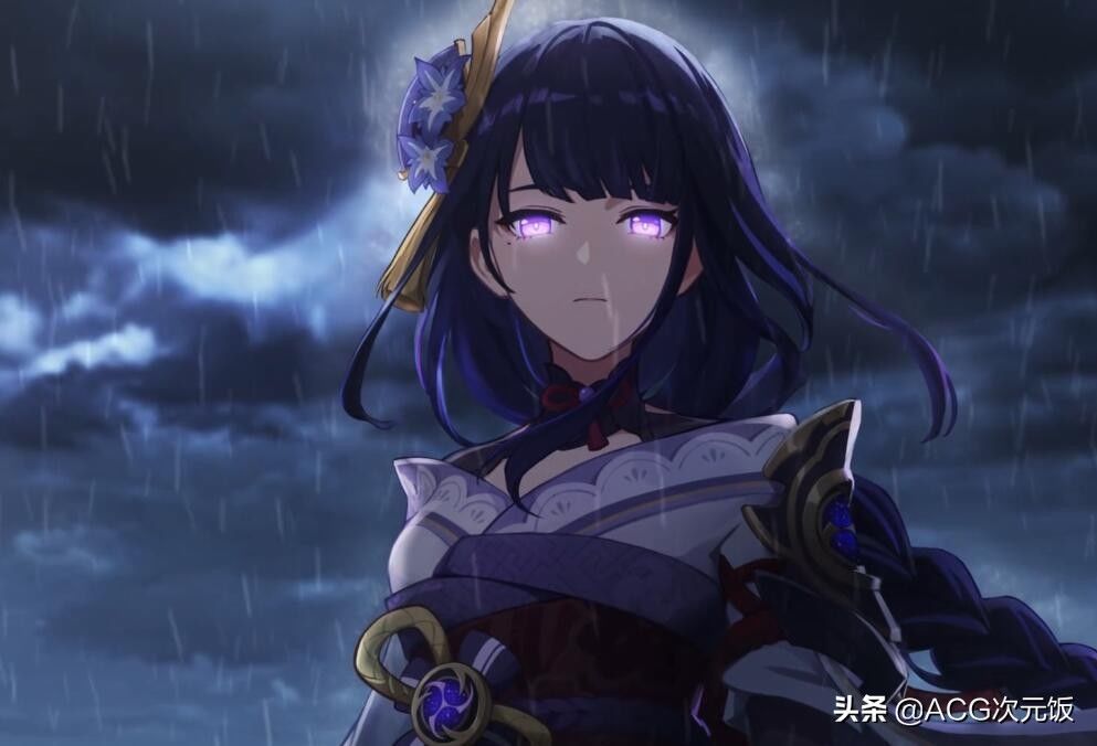 原神雷神|腐团儿COS原神雷神,一晚上都在拔刀,袜子质感不行建议不要