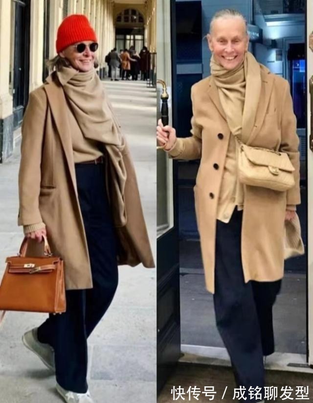 黑色|70岁比年轻人还会穿,奶奶辈也穿出时髦范,她才是真正的穿搭高手