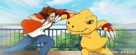 古加兽|数码宝贝他们才是亚古兽生命中的贵人，妖精兽、番长狮子兽上榜