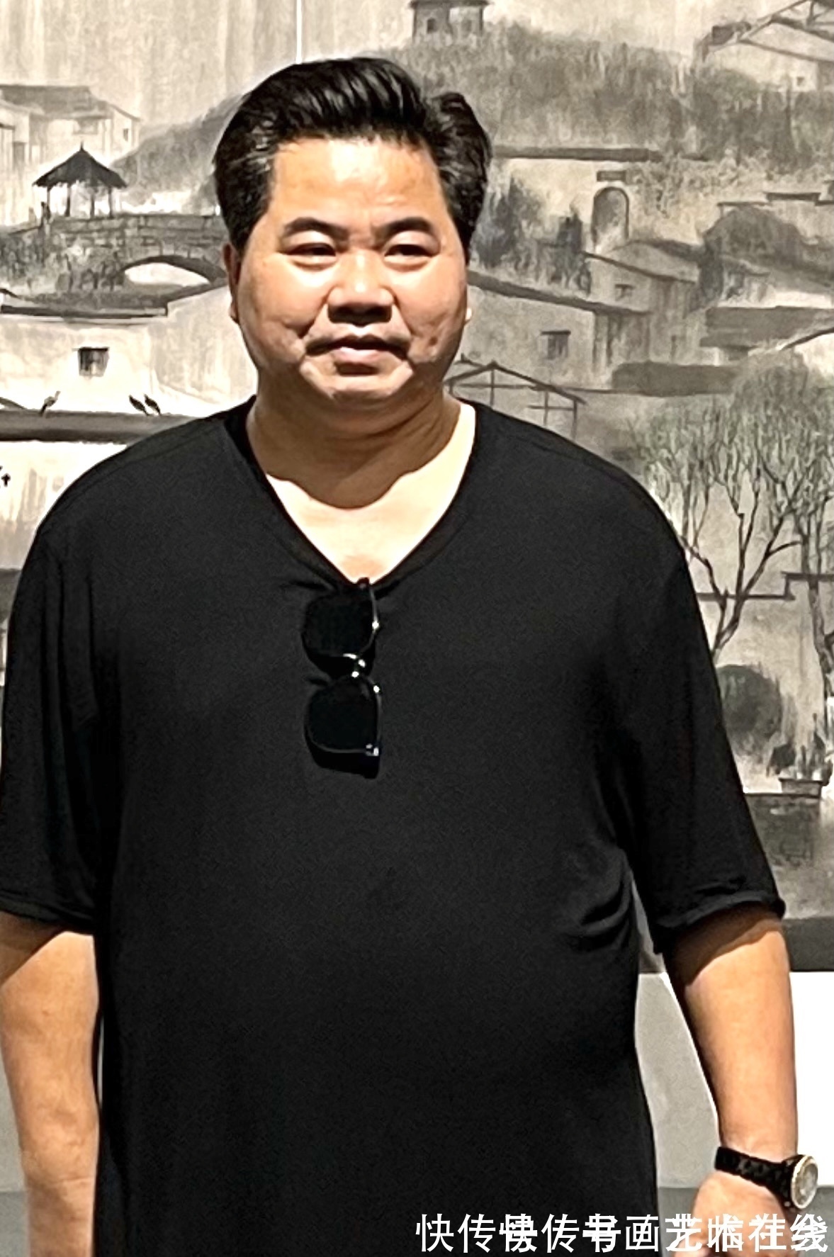 画家@国画家、画鹰大家、指墨画艺术大师朱祖国鹰石图——备受市场青睐!