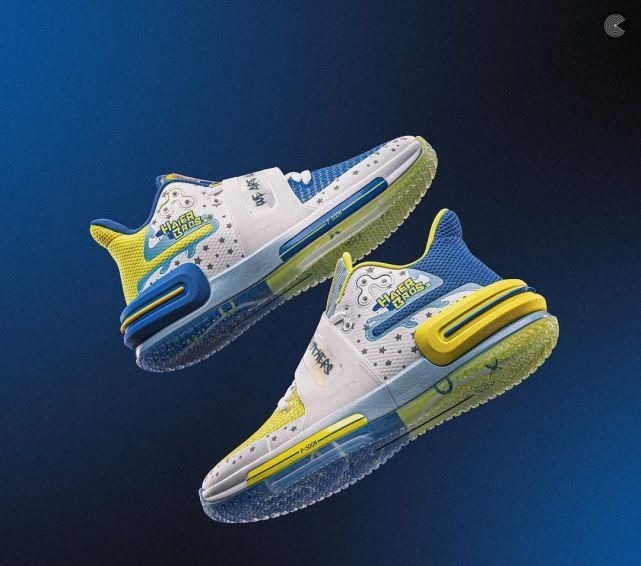 海尔兄弟 匹克要崛起，什么联名我都敢，这“海尔兄弟”联名篮球鞋有点帅！