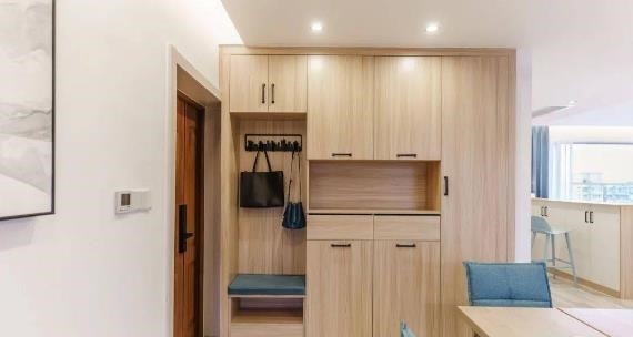 玄关|给老公点赞，毛坯房交给他，还我一套简约温馨，舒适又高雅的新房