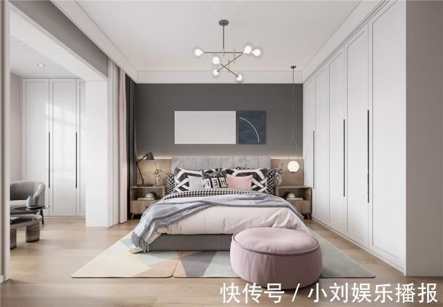 客厅|168平简欧风四室两厅一厨两卫,用丰富的结构把空间填满