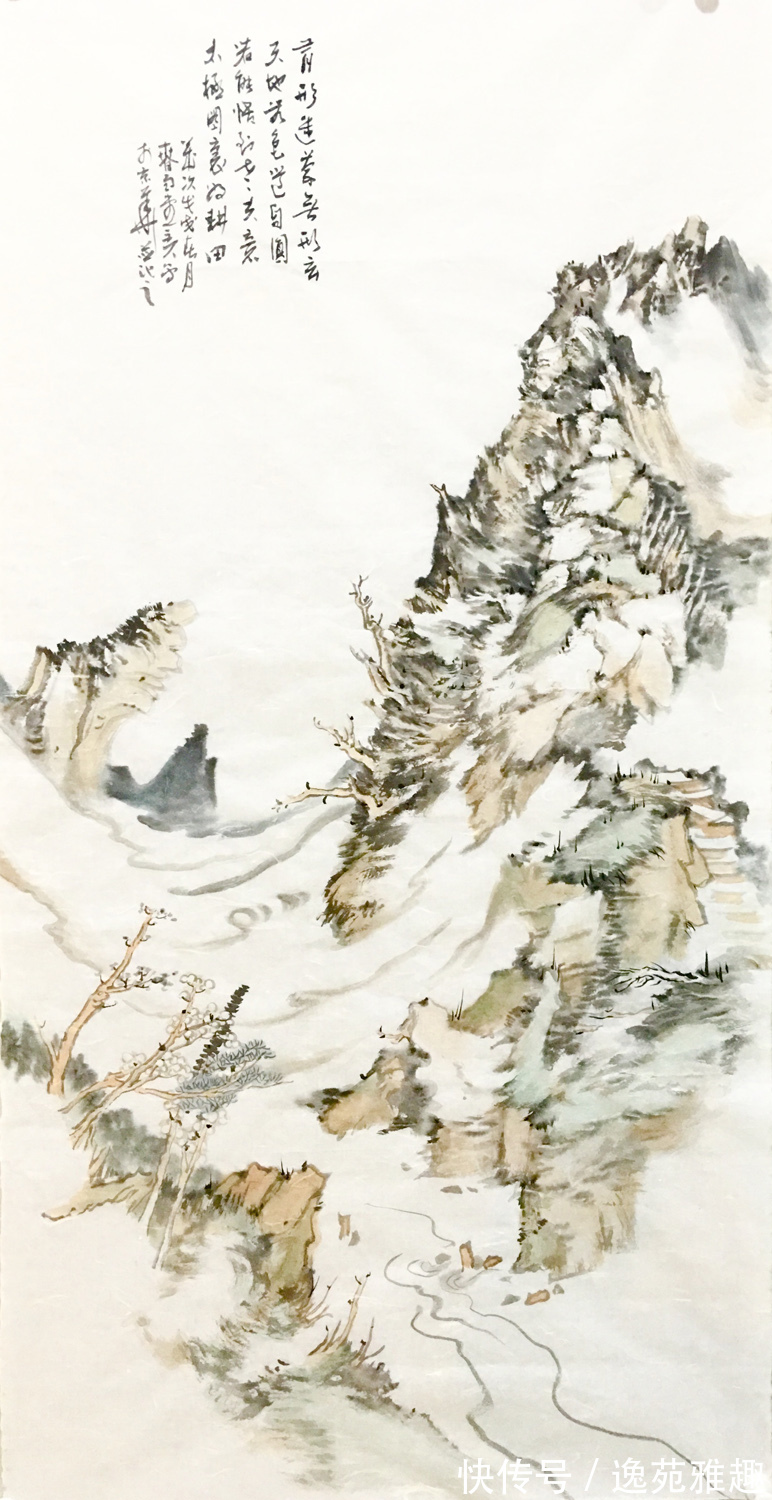 画家$「作品欣赏」水墨逸情,山水清逸,画家高胜雨作品欣赏