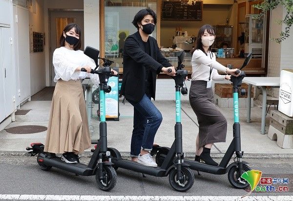 日本公司推出共享電動滑板車服務 中國熱點