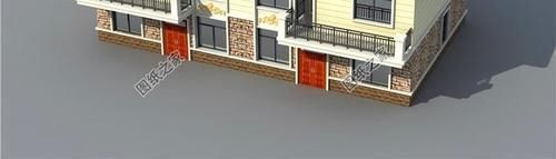 双拼|双拼二层别墅设计图，独立入户门进出，家有兄弟这样建房挺好