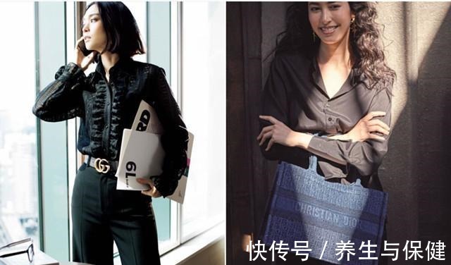 穿搭 40+女人衣柜必备黑衬衫,穿出气质与自信,独有的魅力让人着迷!