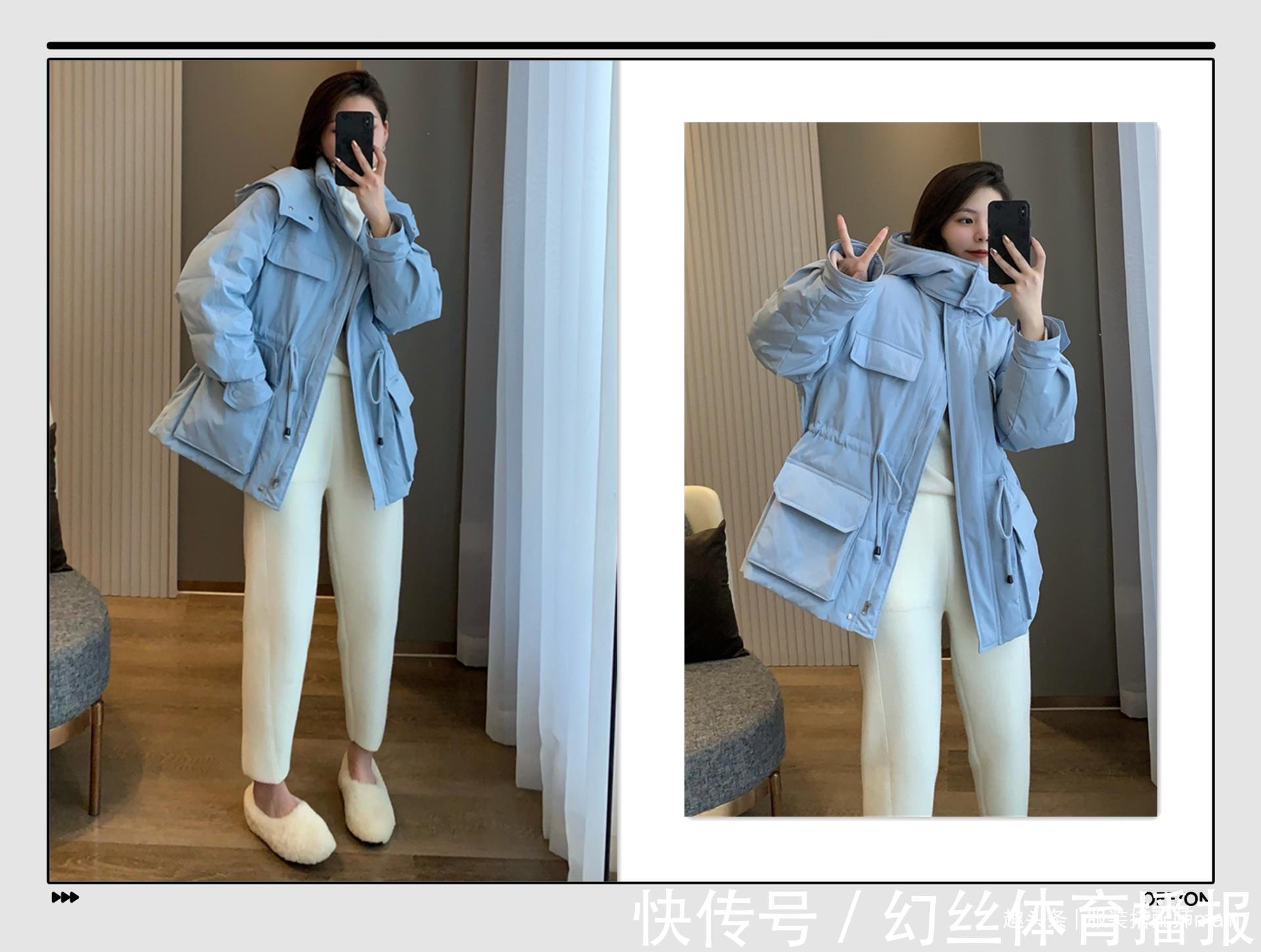 子女生 羽绒服穿搭中的3个细节,很多人都没注意,却能让你显瘦好几斤