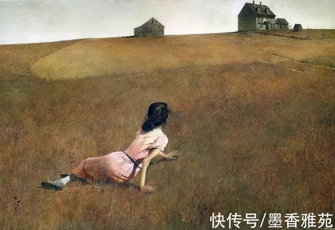 画家$美国最伟大的画家安德鲁怀斯,瞒着妻子用15年偷画一个女人