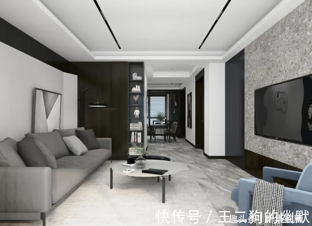 户型|这样的高颜值“黑白灰”设计,大小户型都适合!