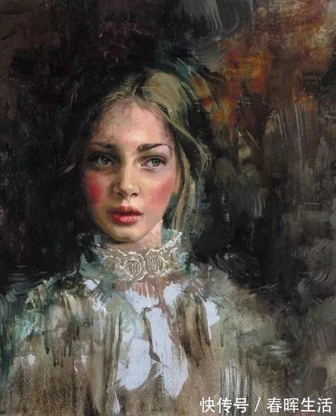 irene@她的油画有一种惊艳脱俗的美,乌克兰天才女画家艾琳·谢里