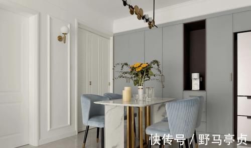 大理石|她把85㎡小户型,装成轻奢现代欧式风,复古又摩登,太漂亮了!