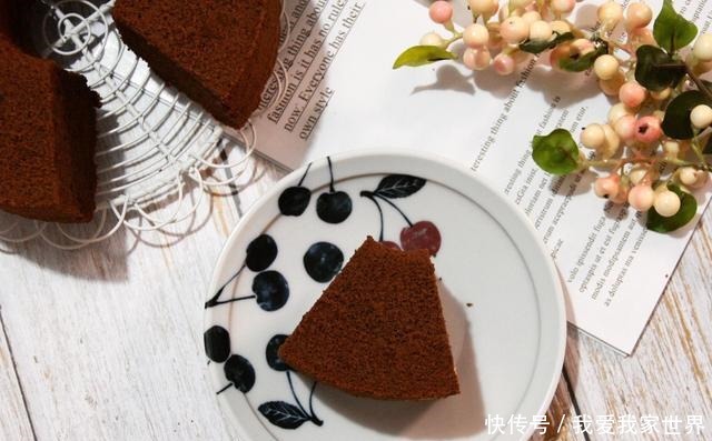 巧克力戚风蛋糕寡淡不够味我猜你还没试过这款用巧克力做的