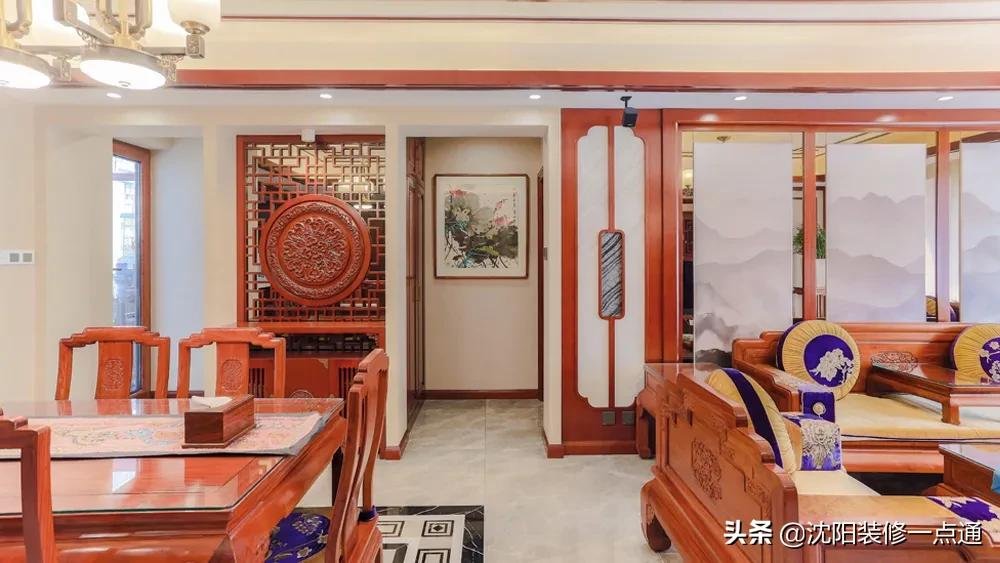 书房|125㎡中式装修实景案例