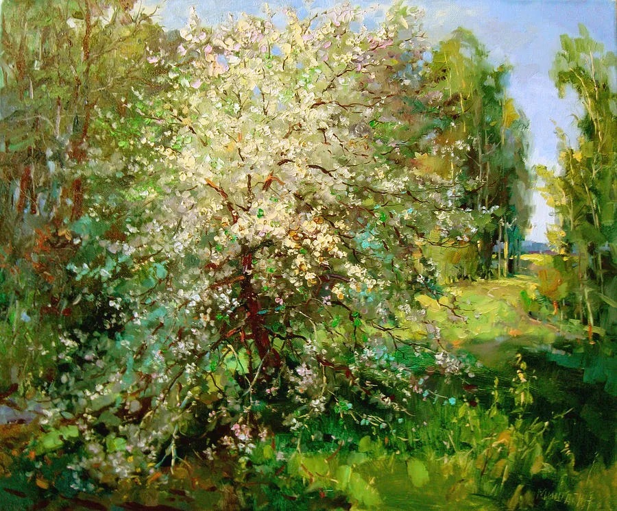 米沙金！俄罗斯画家米沙金的风景油画，美的不要不要的！