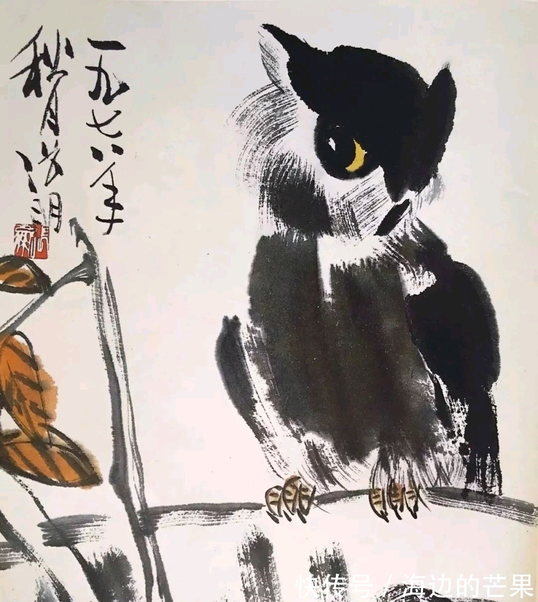 画品$国画家|人品、画品皆高逸,张朋大写意花鸟画