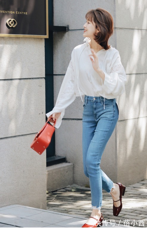 阔腿裤|小个子女生入秋搭配秘诀:颜色+版型,来学这位博主的私服造型