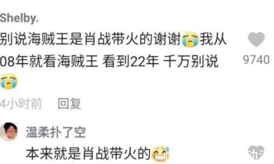 形象大使|肖战担任海贼王推广形象大使,评论却说:海贼王是肖战带火的