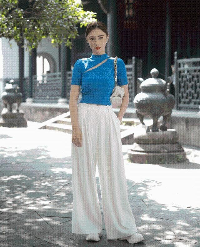 紧身裤|“小白裤”怎么穿不普通？学会这几个搭配思路