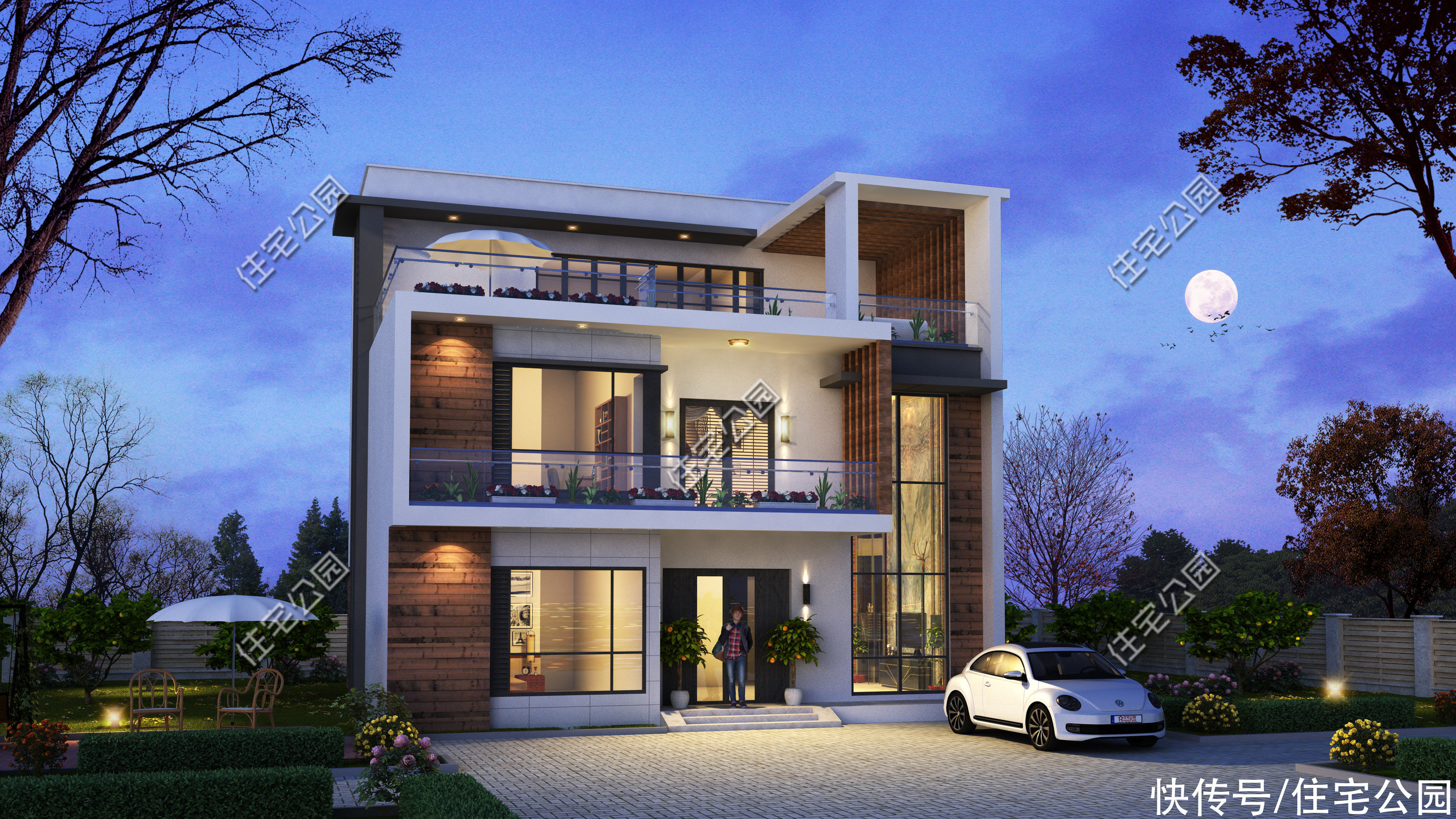 健身房|2021年回农村建房,这4套图纸被使用次数最多,且都有一个共同点