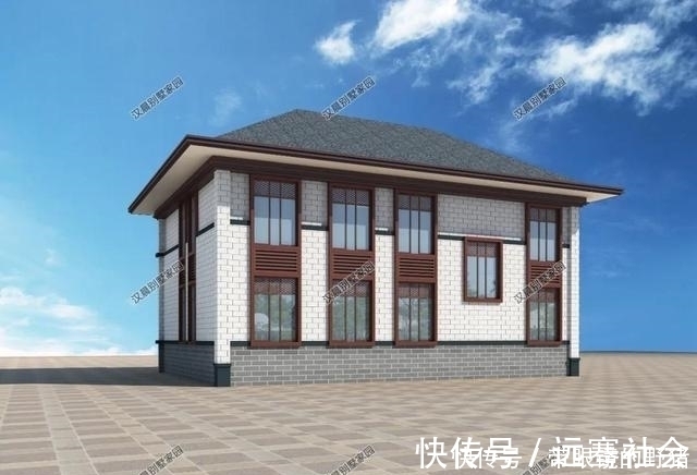 新中式|3栋二层新中式别墅,造价相同外观不同,你选哪一栋?