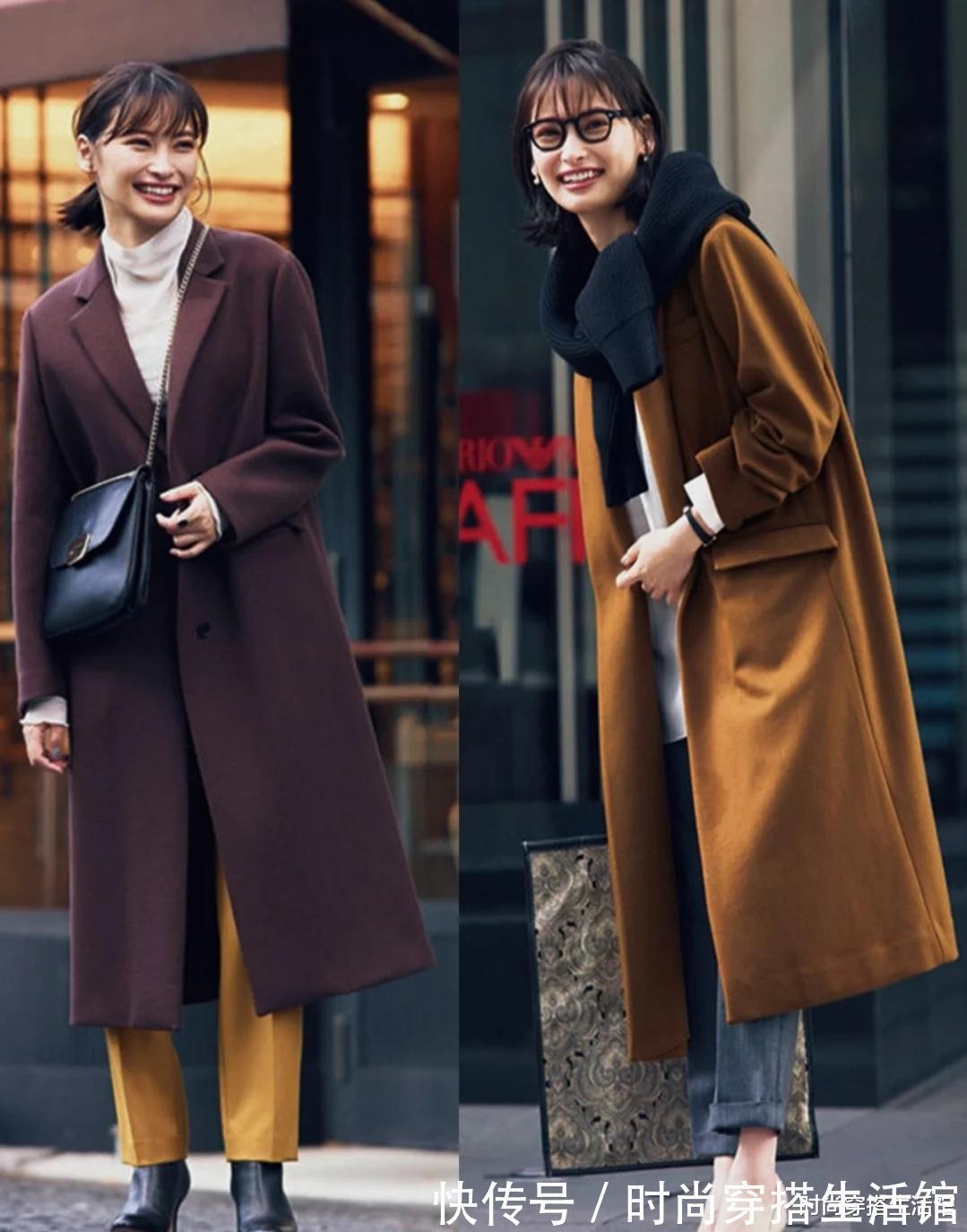搭配|深秋了大衣怎么穿才好看?这4个搭配思路,穿出优雅与女人味