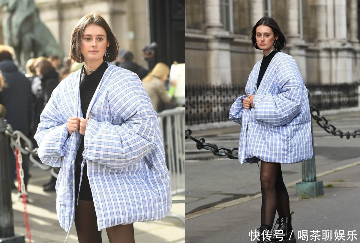 晴空|还在穿黑白灰?婴儿蓝色太好看了,配白色清新的像冬日的晴空