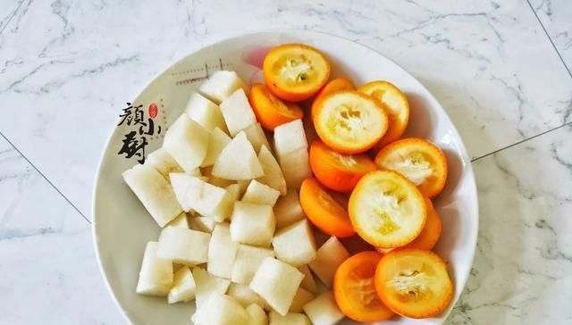 简单|金桔和它真是天生一对,简单一煮,润肺止咳,清甜好喝不上火