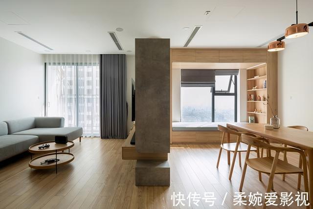 家庭客|也难怪人人都喜欢大横厅，电视墙双面收纳，126越住越干净舒适