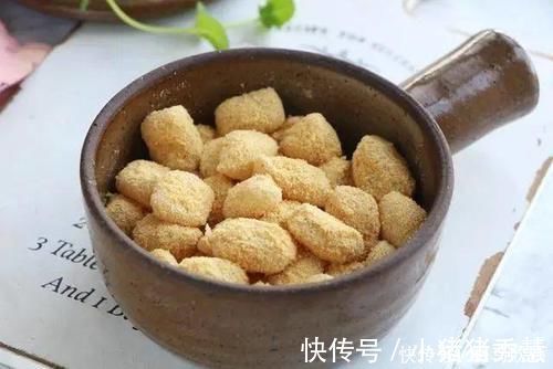 玉米油|黄豆和糯米粉还能这样吃，一口一个，香甜软糯，满满的童年记忆
