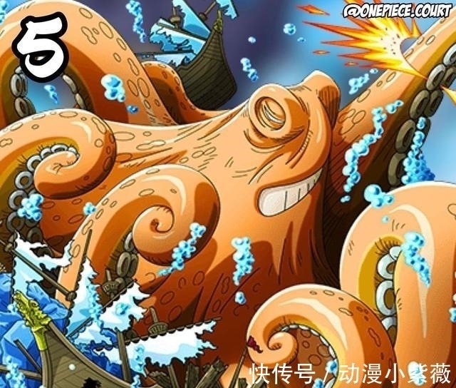 海王类|海贼王中最高大的10个生物,庞岛的人造龙垫底,象主有几万米高