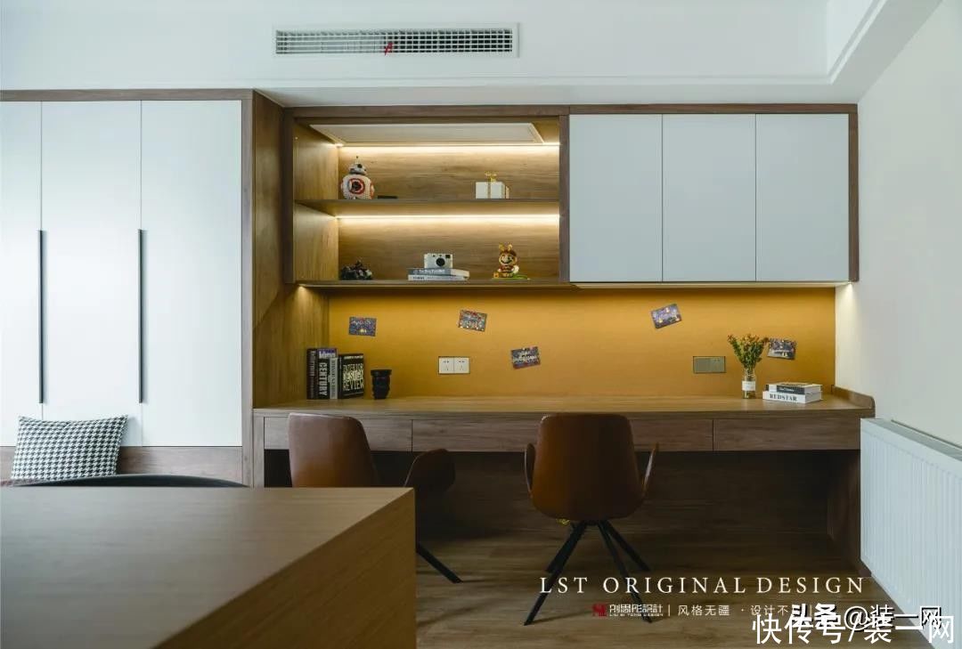 客餐厅|刘思彤设计｜119平三居室装修案例赏析 想要的设计全都有