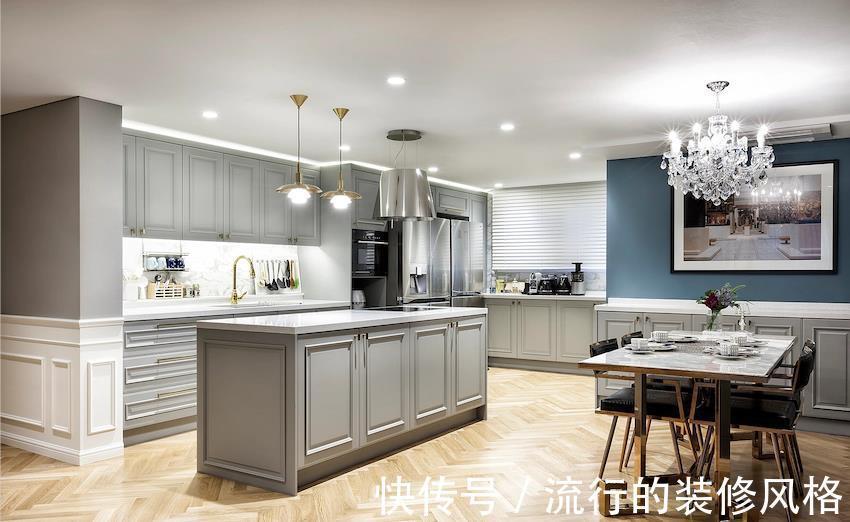 衣帽间|家与家的差距是风格，166.5㎡的家选择法式风，优雅感藏不住了