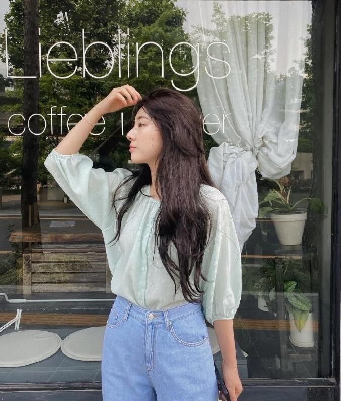 邻家女孩|邻家女孩感十足韩系穿搭 非常温柔可爱的小姐姐风