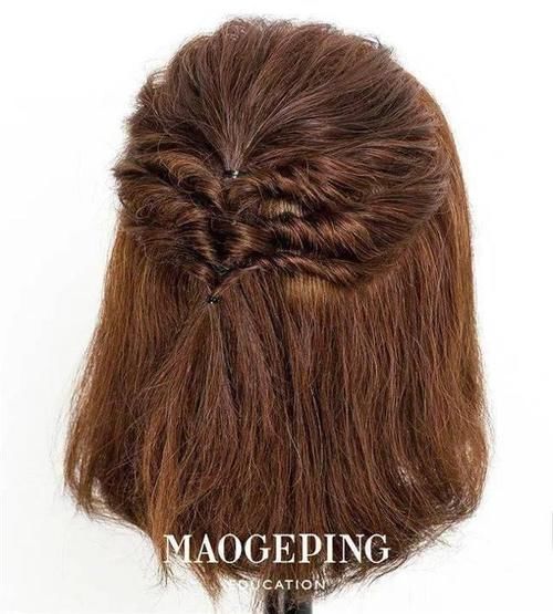 三款日系齐肩短发编发，变身氧气美少女