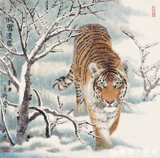 英雄出少年@虎虎生威 Ⅰ 黄信琪师生壬寅虎年虎画作品展