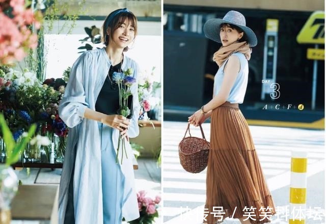 温柔感 今夏流行“温柔风”,跟着日本太太学穿搭,淡雅色系,尽显温柔!