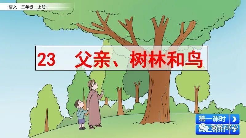  雾蒙蒙|部编版三年级上册第23课《父亲、树林和鸟》图文讲解+知识要点