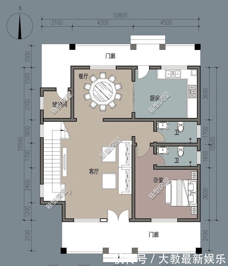 毛坯|农村盖房高度不能超10米,这样建邻居都点赞,第6套只需20万