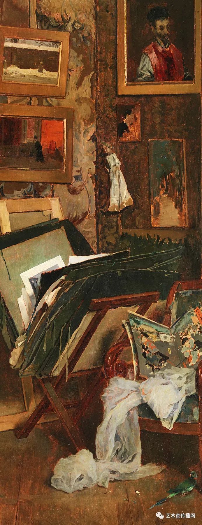 阿尔弗雷德|史蒂文斯 油画人物欣赏