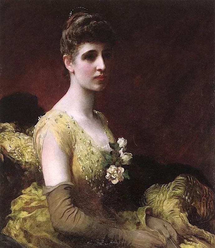 美人!英国艺术家詹姆斯·桑特人体油画中的美人,珠圆玉润,风情万种