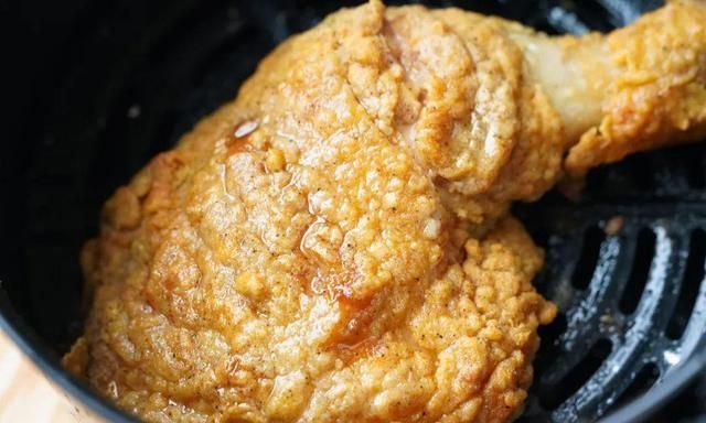 不用油炸却酥脆爆汁的脆皮大鸡腿,孩子们都爱吃!