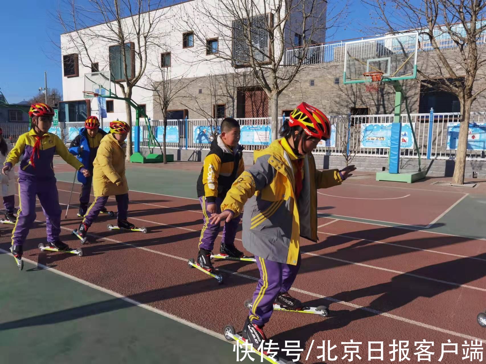 电厂路小学|帅！石景山区电厂路小学举行“冬季两项”体验活动