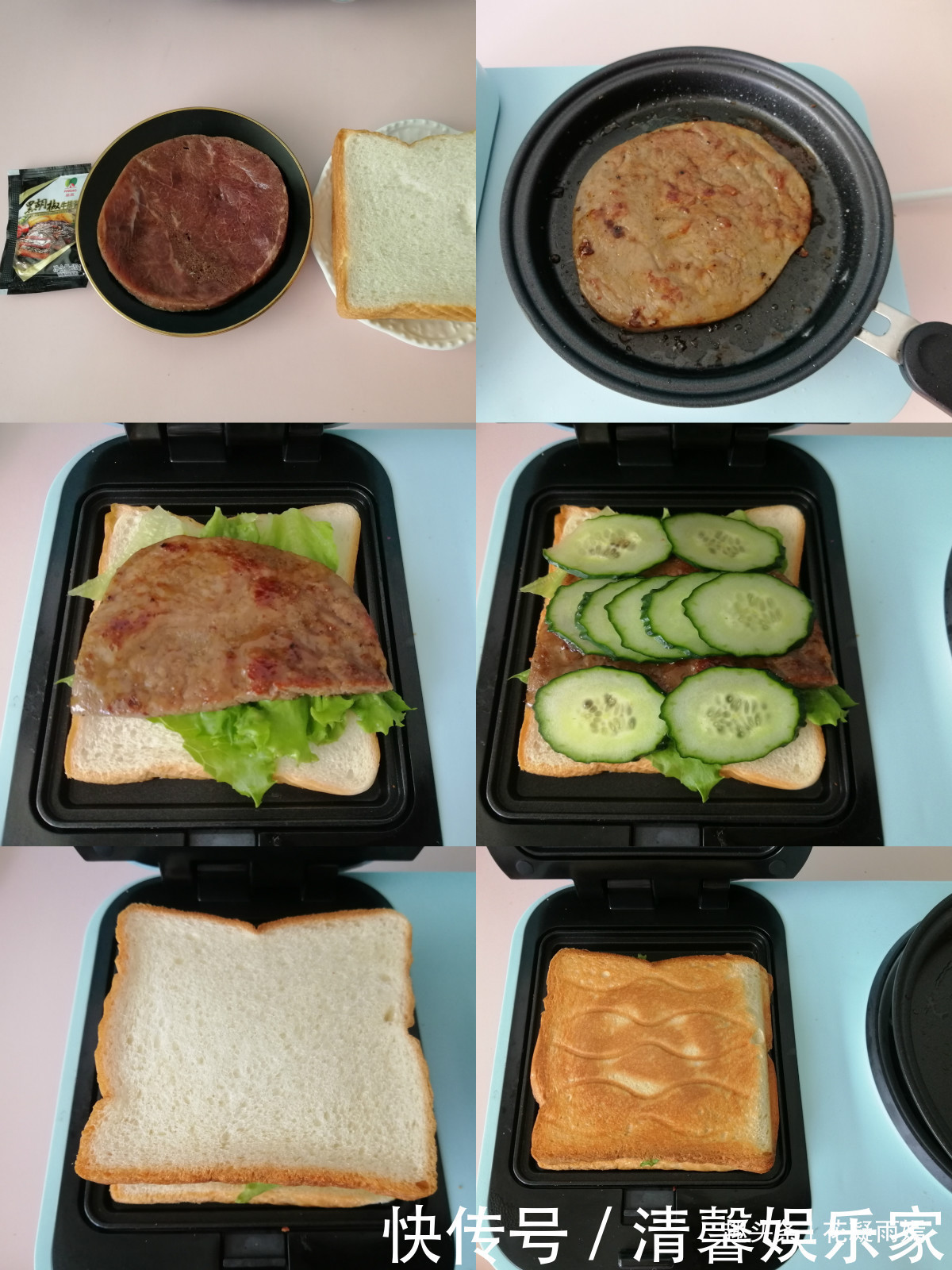 紫薯|火遍全网的早餐三明治,挑战一周6天不重样,这个妈妈超厉害