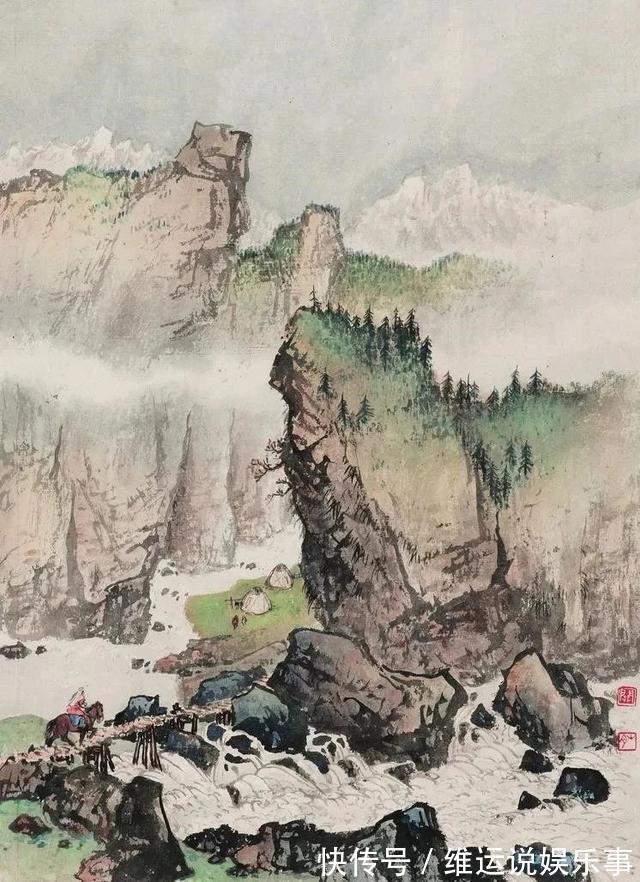 关山月@岭南画派不只画南方的花花草草也有北方的山山水水