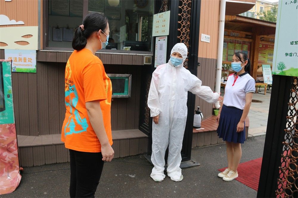 淄博高新区实验幼儿园|淄博高新区实验幼儿园开展开学前疫情防控演练